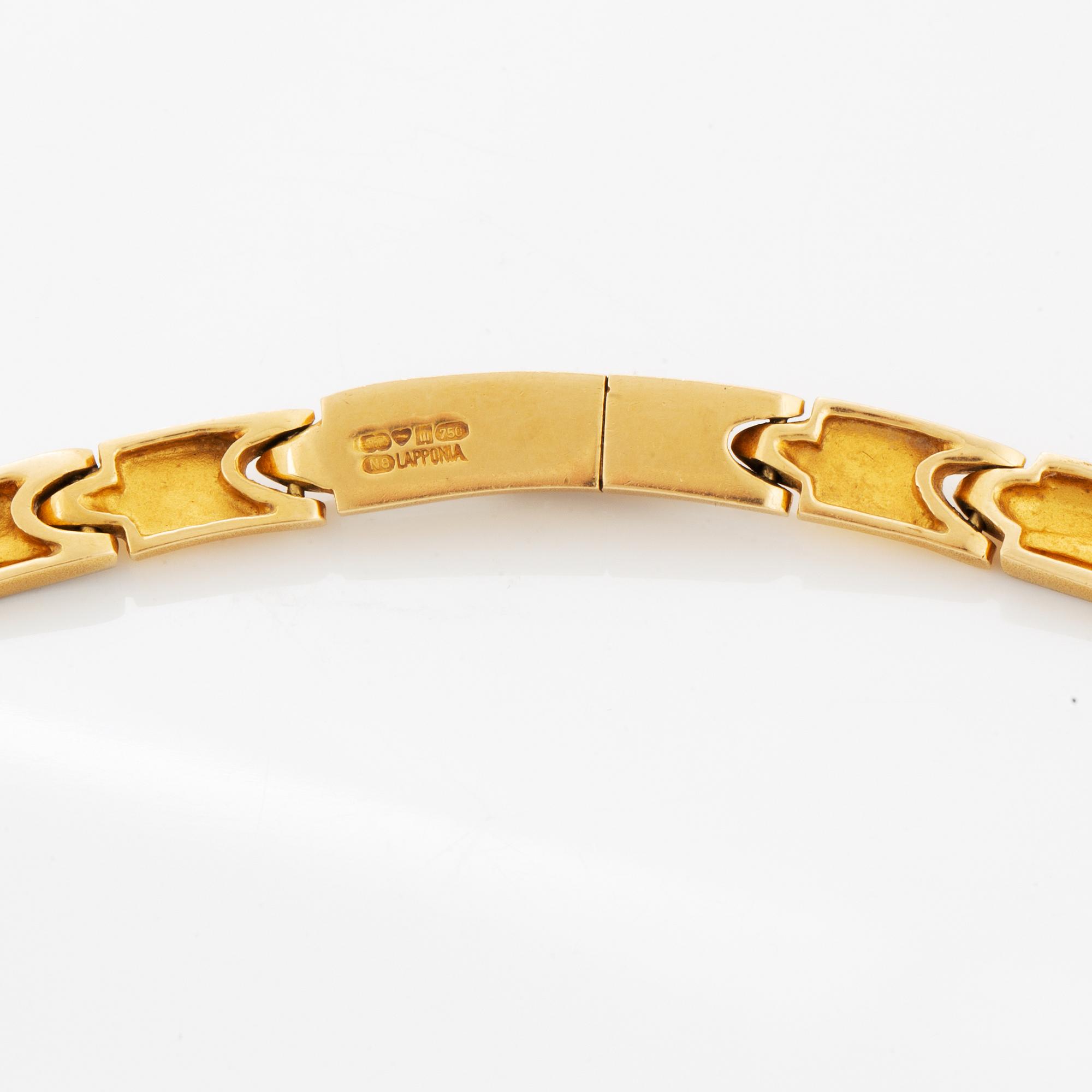 Lapponia 18K gold necklace.