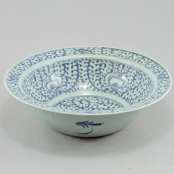 SKÅL, porslin, Kina, provins, 1800-tal.