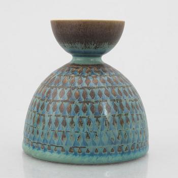 Stig Lindberg, a stoneware vase, Gustavsberg Studio, Sweden 1953.