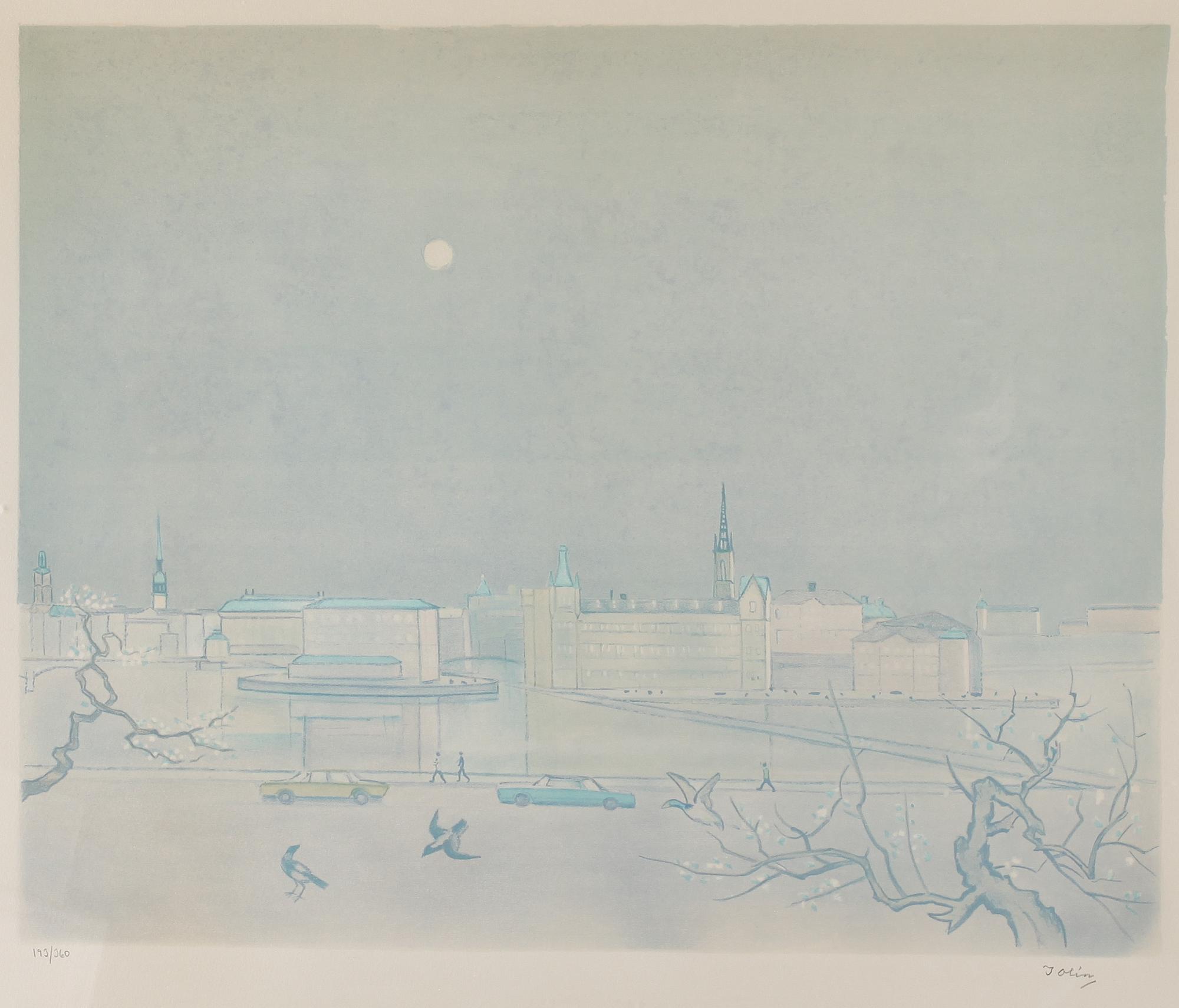 EINAR JOLIN, färglitografi, signerad och numrerad 193/360.