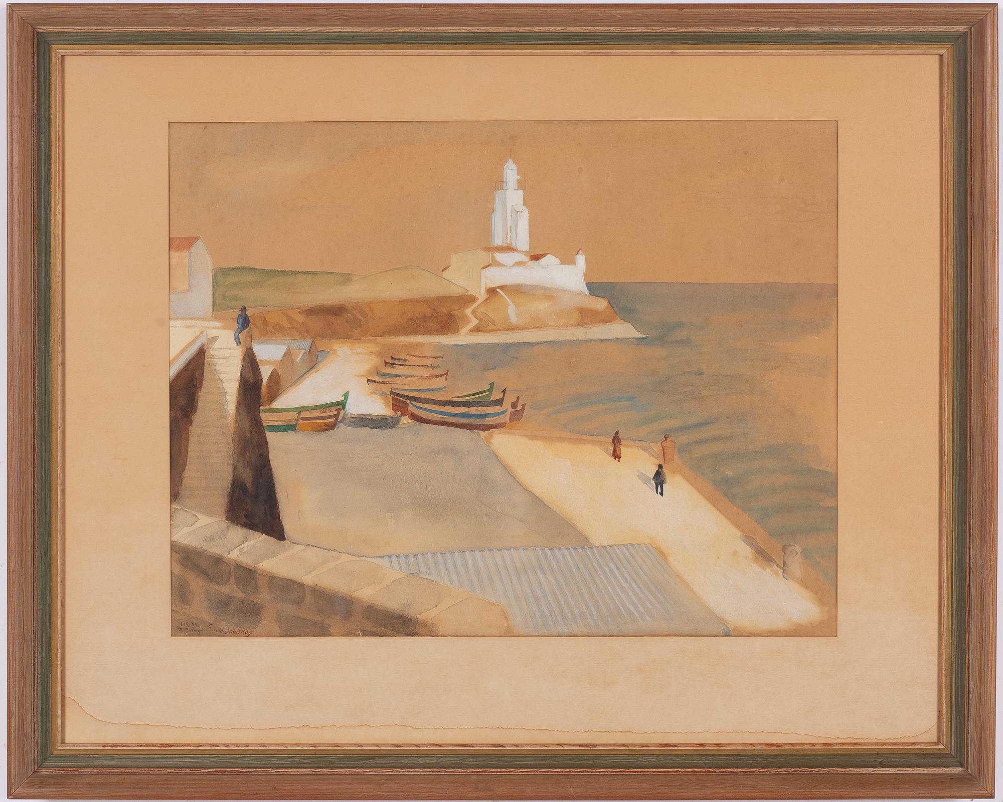 Ewald Dahlskog, Motif from France.