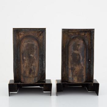 A pair of presumably Austrian 19th century decoration sfinx.