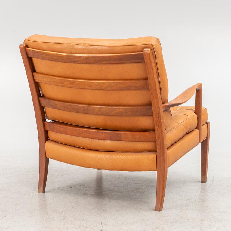 Arne Norell, fåtölj, "Löven", Norell möbel AB, 1900-talets slut.