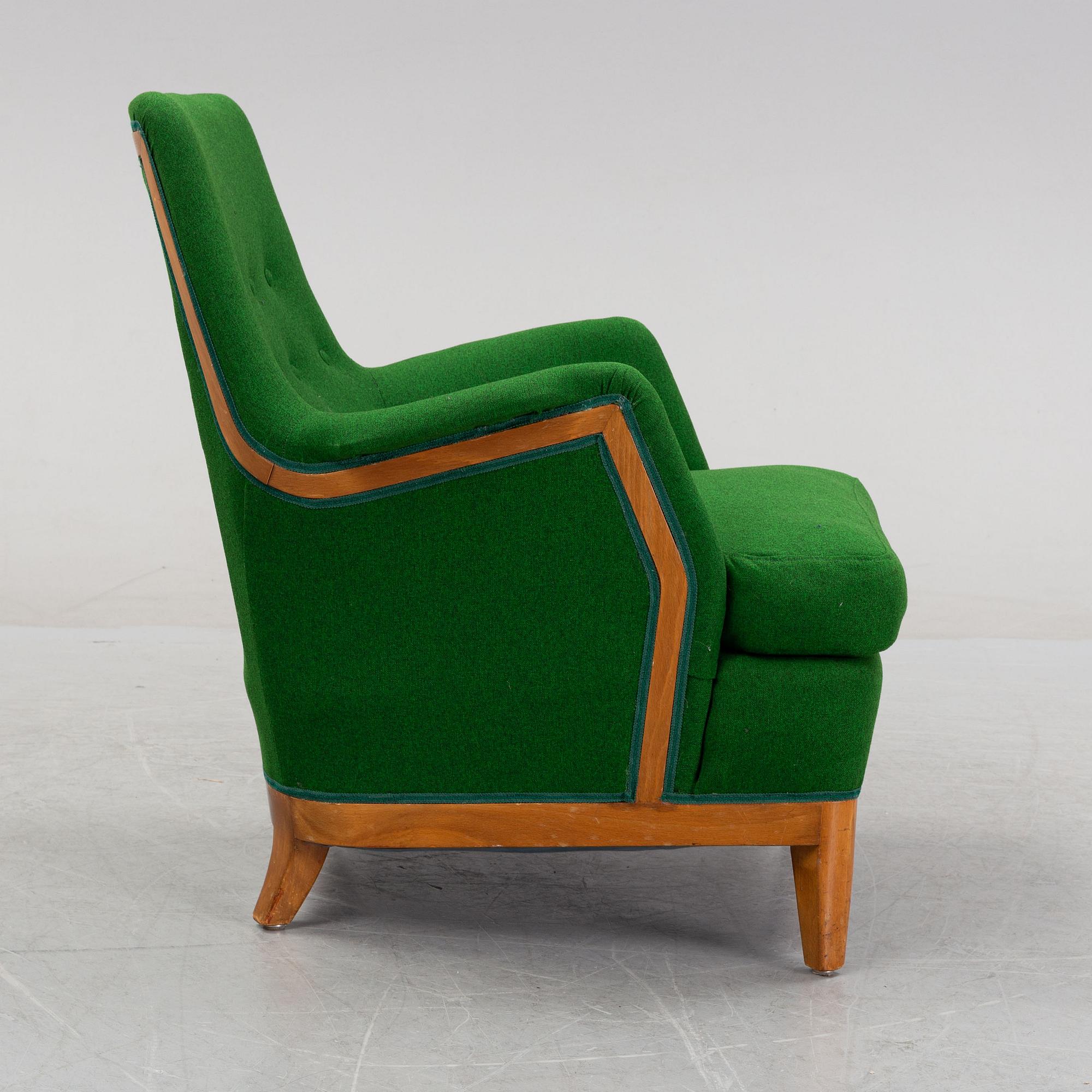 Karl-Axel Adolfsson, fåtölj, Gemla, Diö, 1940/50-tal.