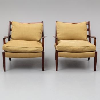 ARNE NORELL, a pair of easy chairs.