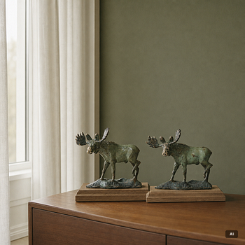 Torbjörn Forsberg, Moose bulls, 2 pcs.