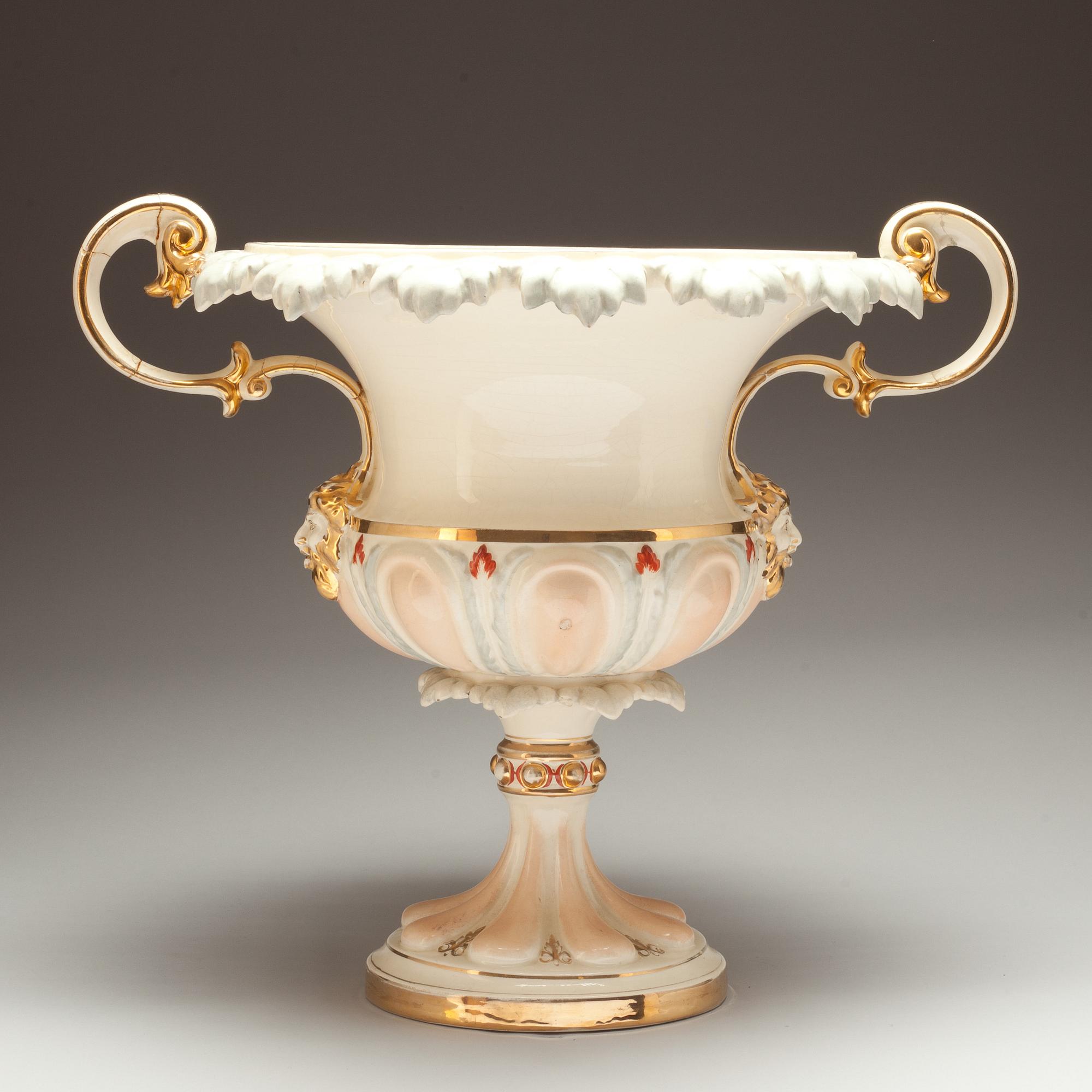 PRAKTURNA, flintgods, Rörstrand, 1800-tal.