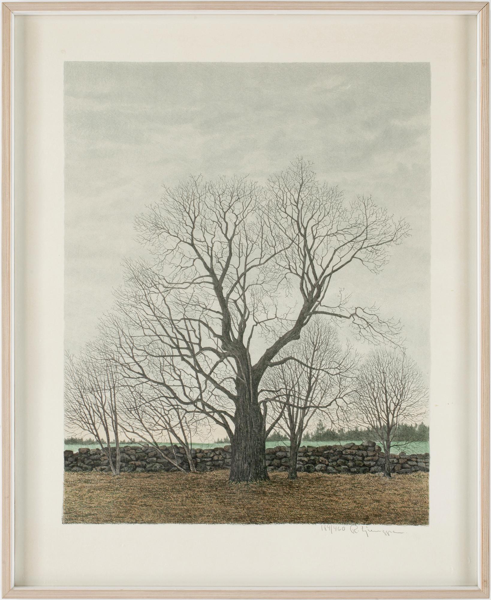 REINHOLD LJUNGGREN, färglitografi, sign o nr 184/460.