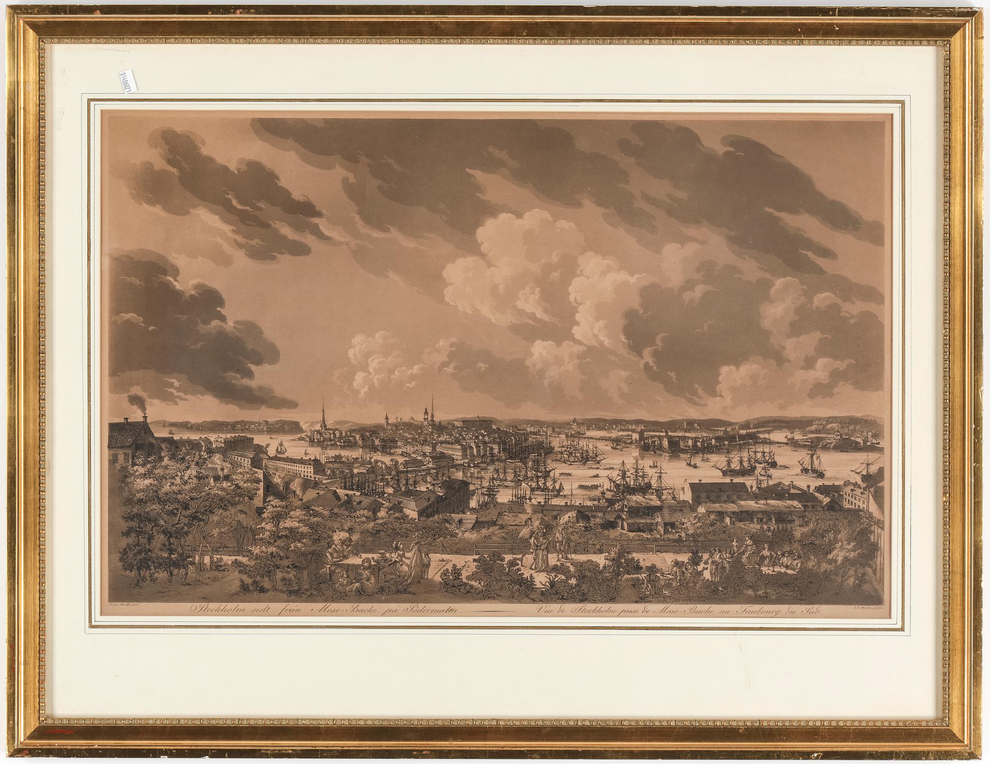 ELIAS MARTIN, efter, etsning, 1800-tal.