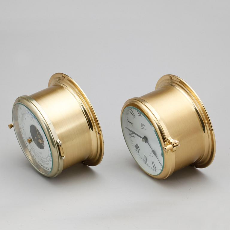 KLOCKA och BAROMETER, 2 delar, Schatz, 1900-talets andra hälft.