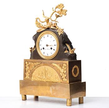 A late Gustavian mantle clock by Ephraim Hedström, Stockholm 1808-1818.