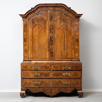 A rococo parquetry cabinet, Stockholm, later part 18th century.