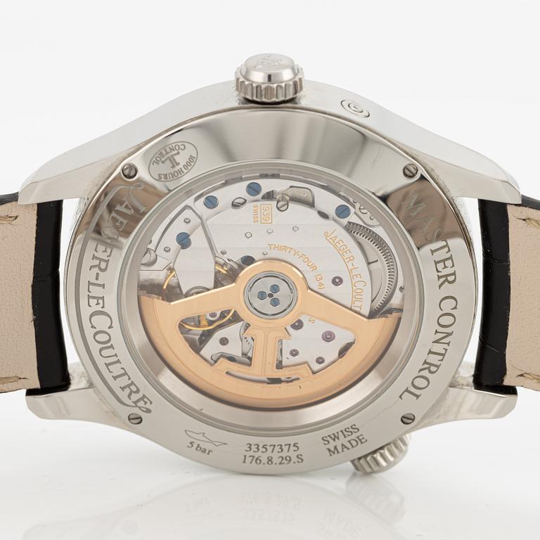 Jaeger-LeCoultre, Master Control Geographic, wristwatch, 39 mm.