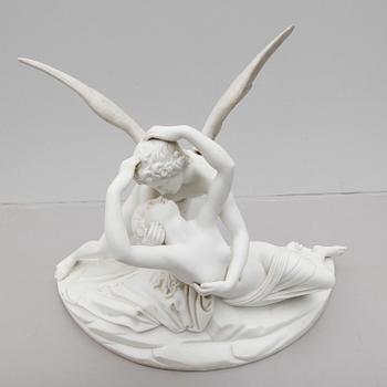 FIGURGRUPP, parian, 1900-talets första hälft.