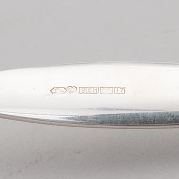 TAPIO WIRKKALA, ATERINSARJA, hopeaa (916), 73 osaa, "Tapio", Kultakeskus Hämeenlinna, 1960-1963.