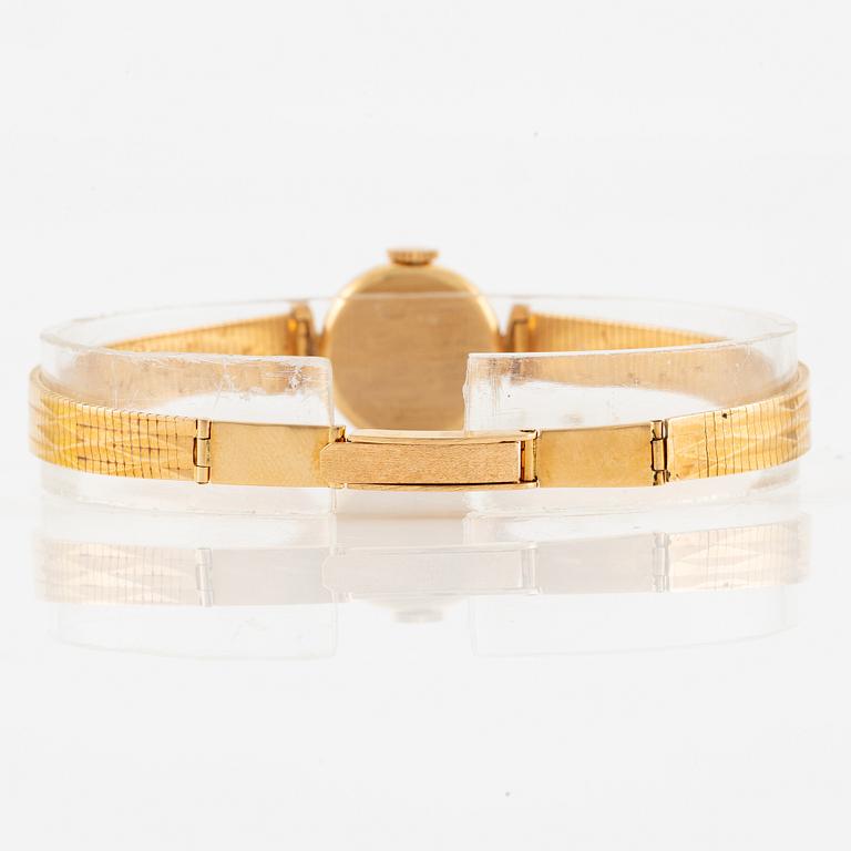 Tressa, wristwatch, 18K gold, 17 mm.