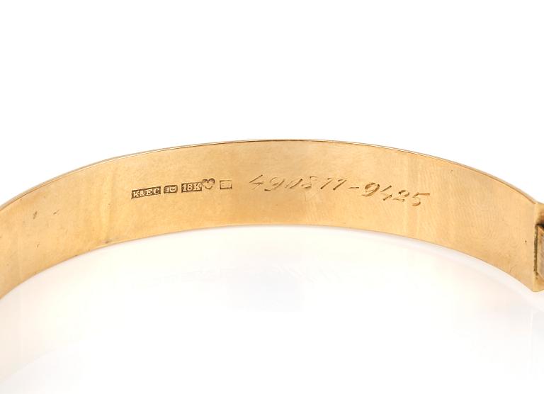 ARMBAND, 18K guld, Ceson, Göteborg, 1955. Vikt ca 16 g.