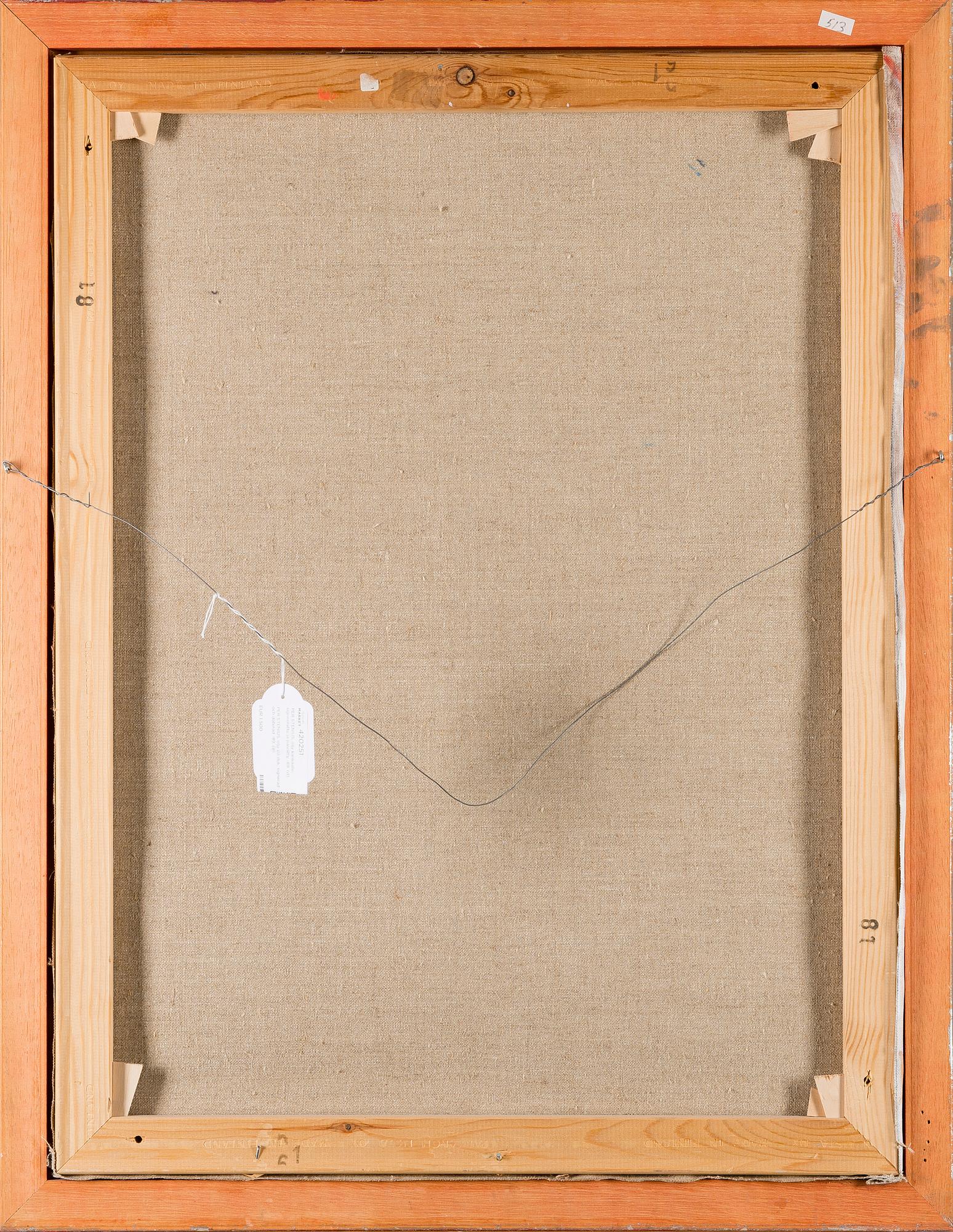 PER STENIUS, oil on canvas, signed and dated -89.