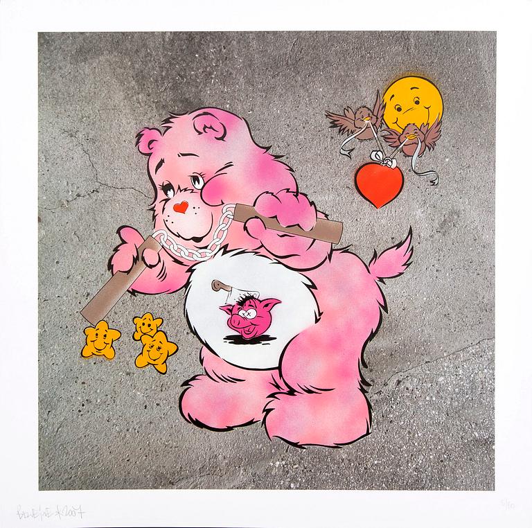 Ben Eine, a signed, dated and numbered serigraph.