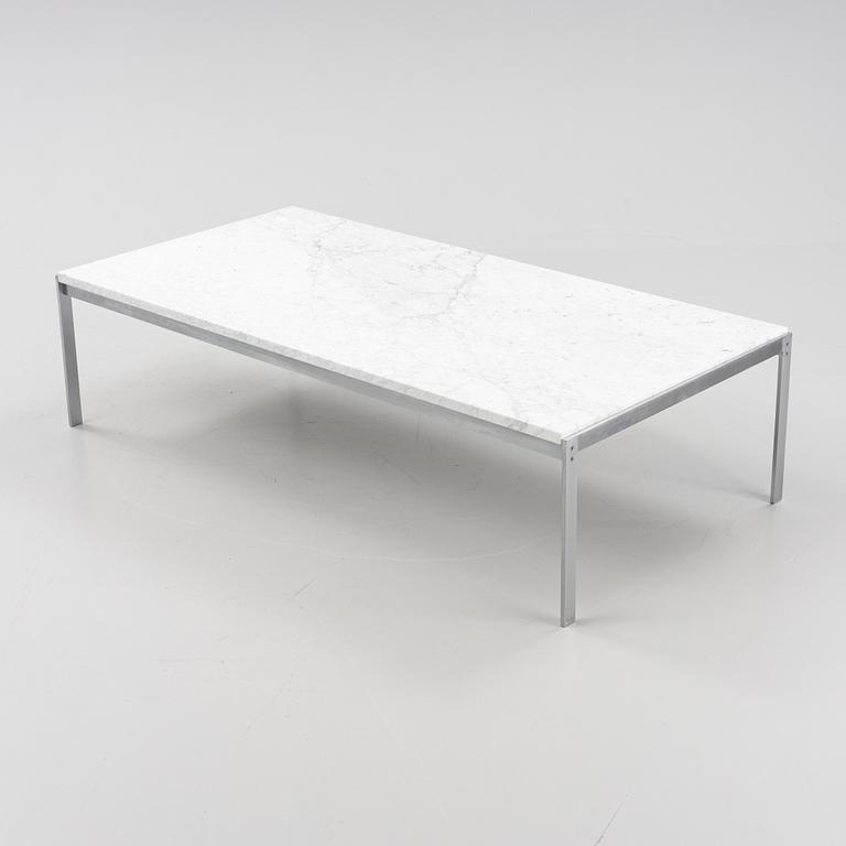 Poul Kjaerholm, a marble top 'PK-64' coffee table, Fritz Hansen, Denmark, 1995.