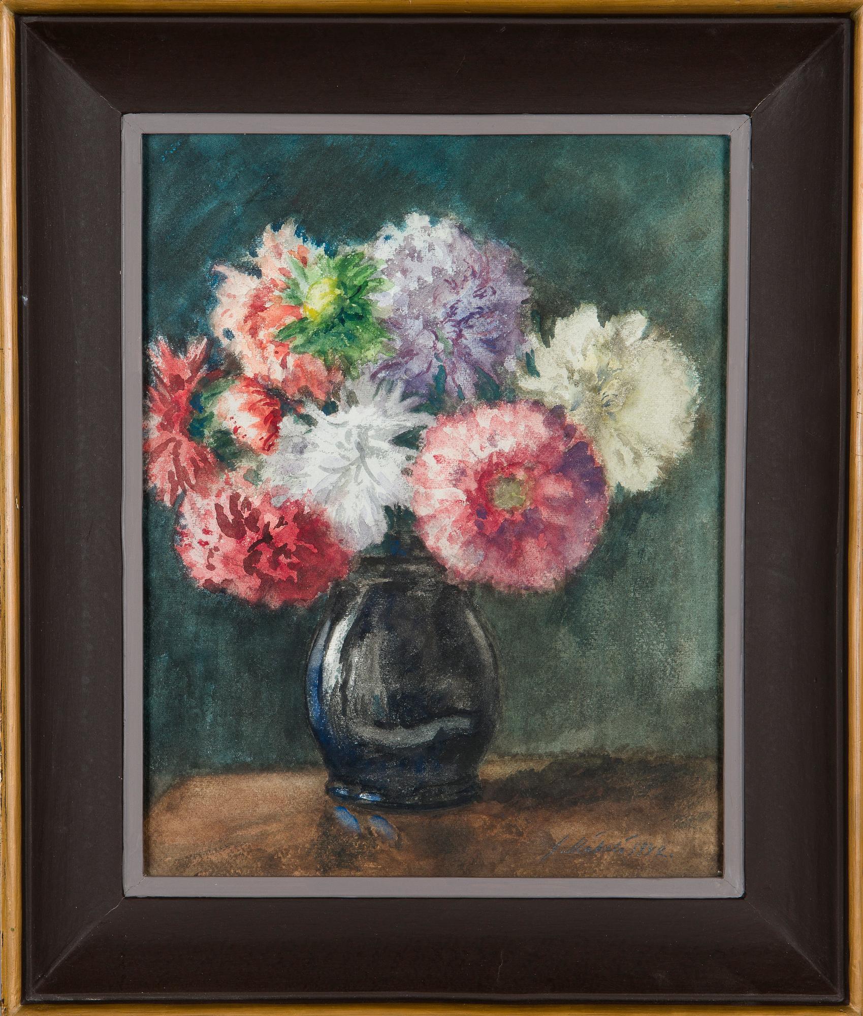 Juho Mäkelä, Flowers in a vase.