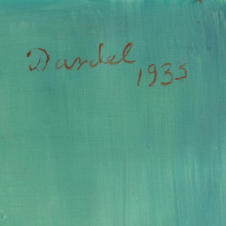 Nils Dardel, Nils von Dardel, olja på duk, signerad och daterad 1935.