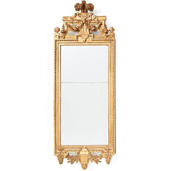 54. A Gustavian mirror by J. Åkerblad.