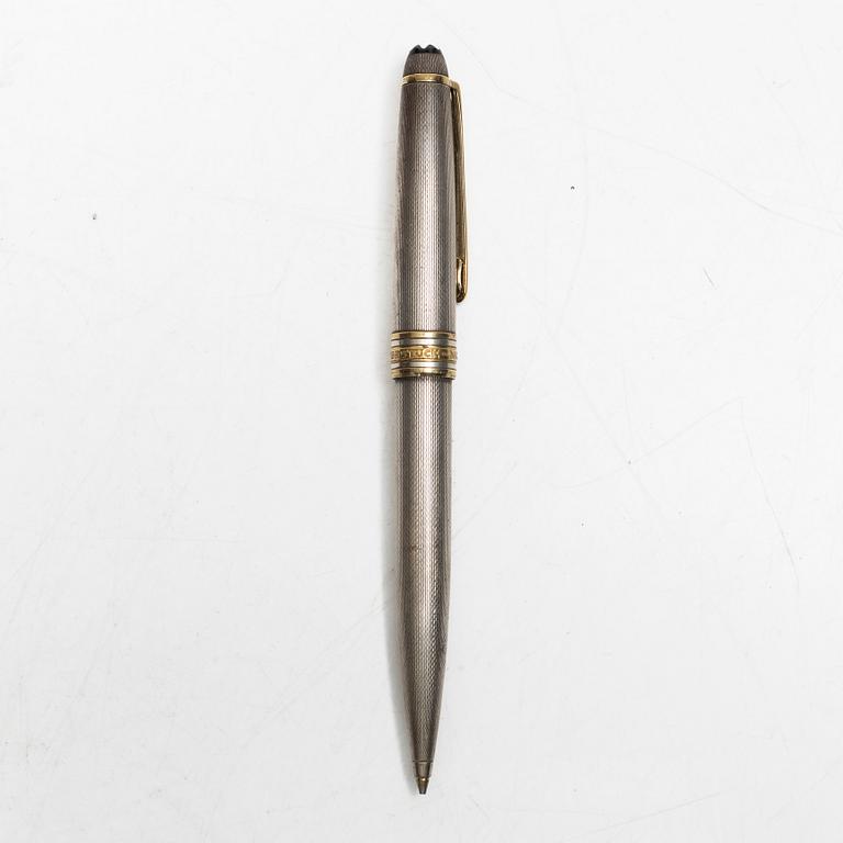 Pen, silver, "Meisterstück", Mont Blanc, Germany.