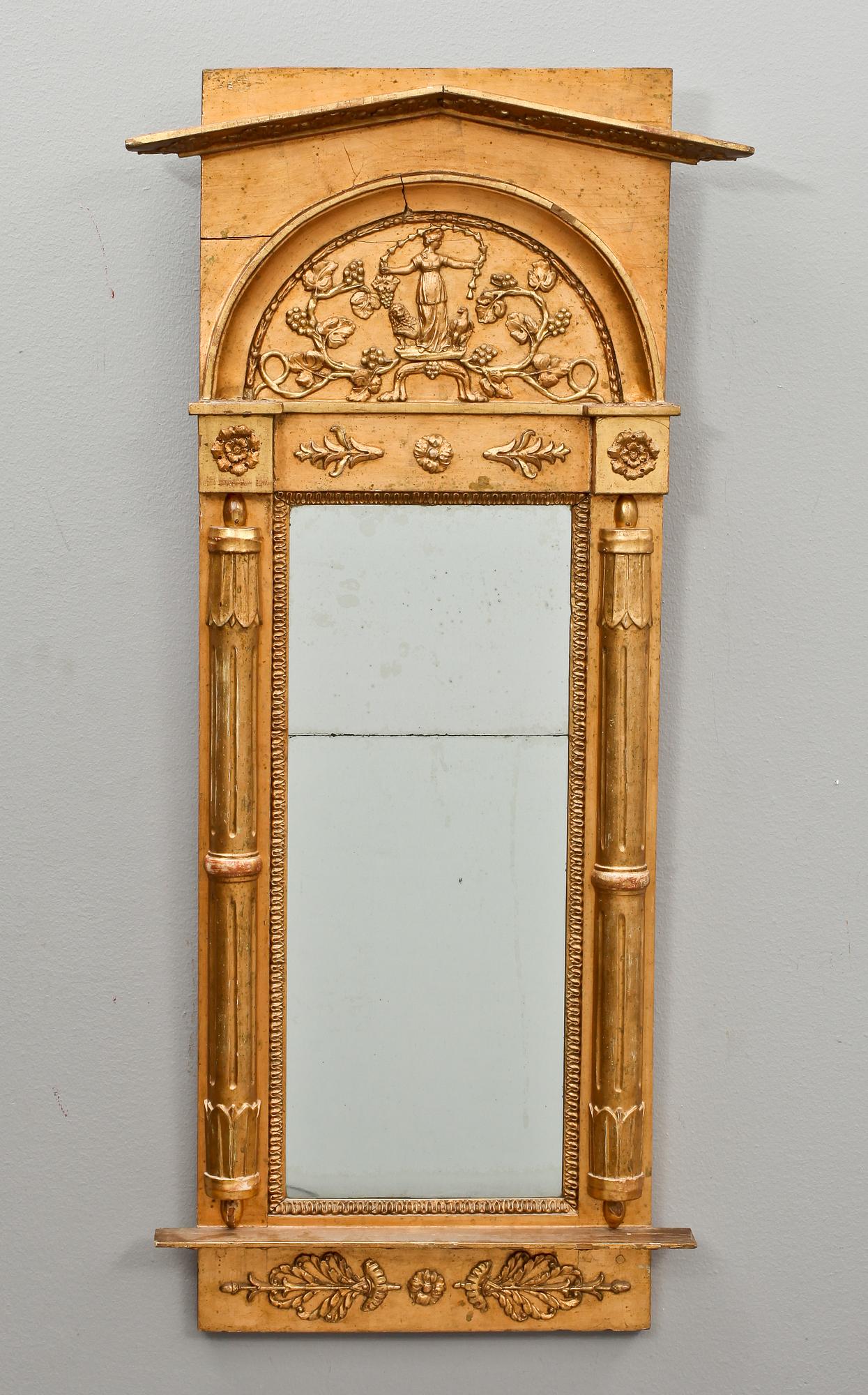 SPEGEL, empire, Västerås hallstämpel, troligen 1827.