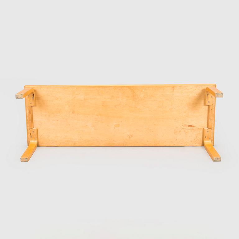 Bench, model 168A, design by Artek's drawing office, for O.Y Huonekalu- ja Rakennustyötehdas A.B. 1957.