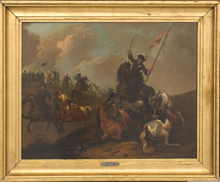 JOHAN PHILIP LEMKE,  hans art, olja på duk.