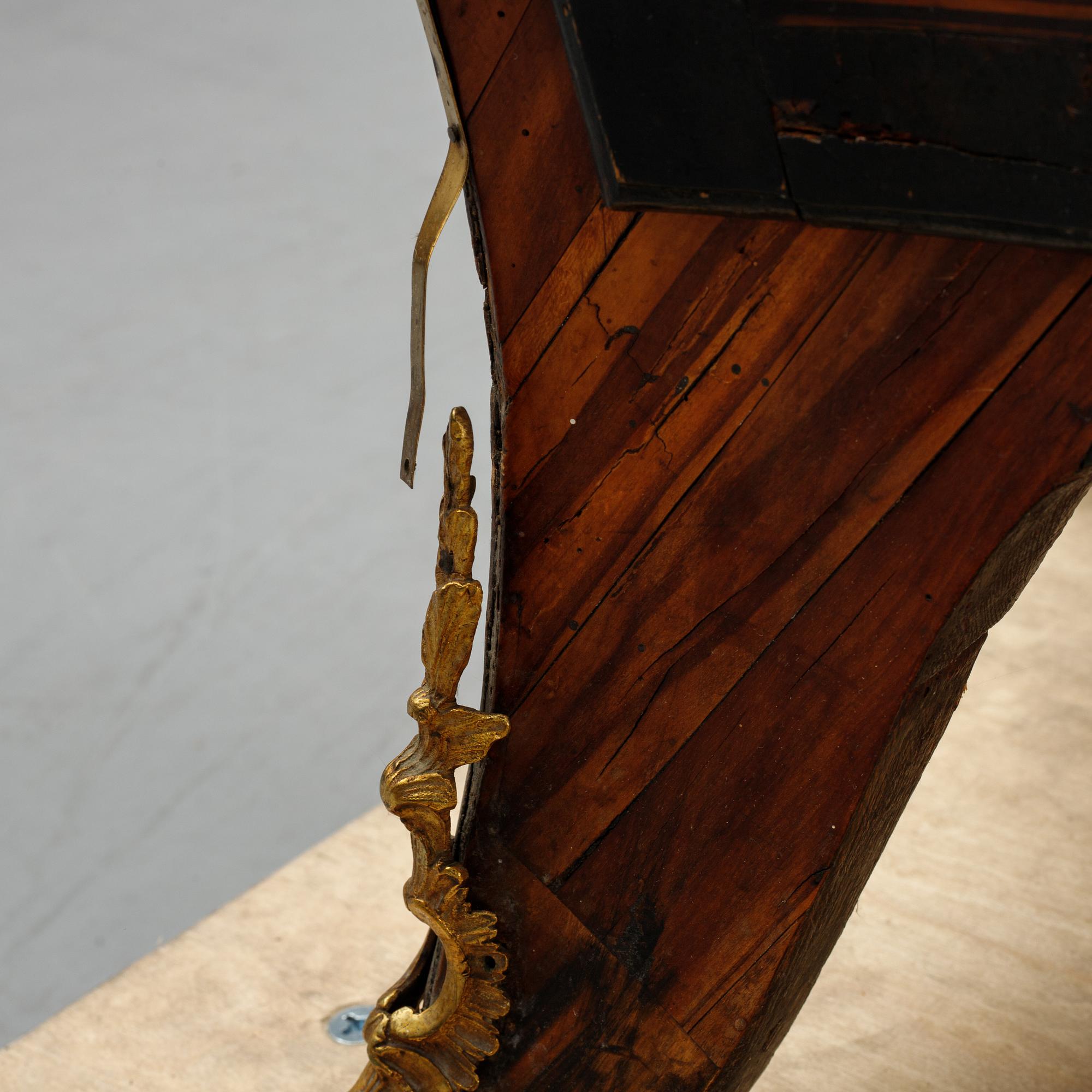A rococo style dresser, 18th Century.