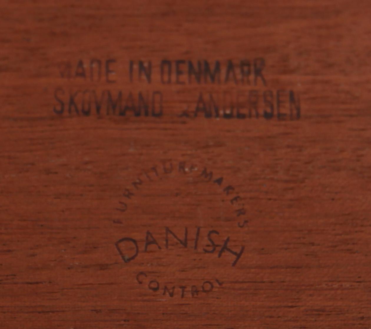 MATBORD, Danmark, Skovman Andersen, 1900-talets andra hälft.