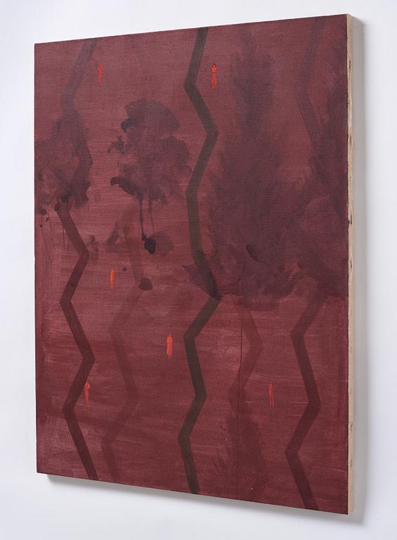 Donna Moylan, olja på duk, signerad och daterad 92-93 a tergo.