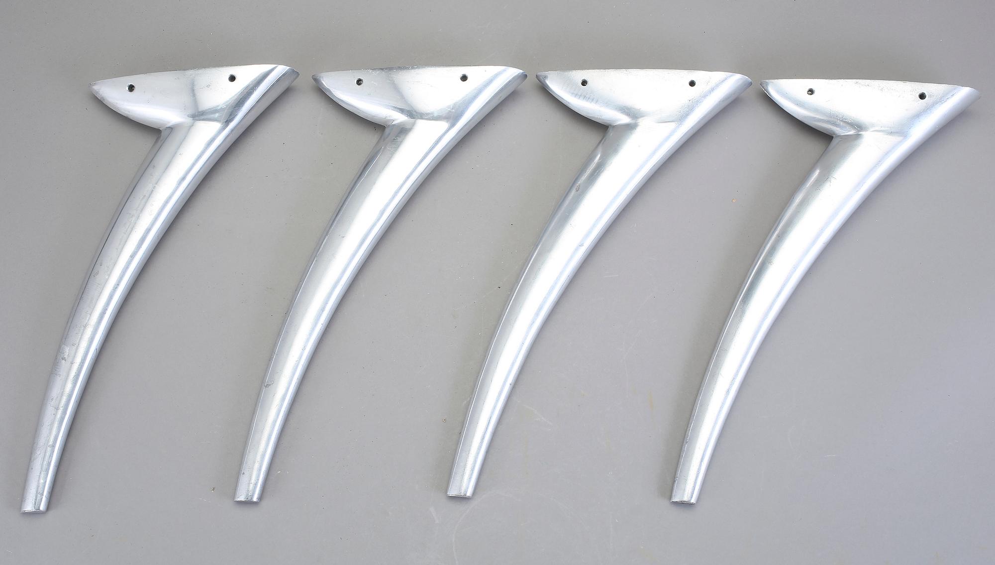 BORDSBEN, 4 stycken, 1960-tal.