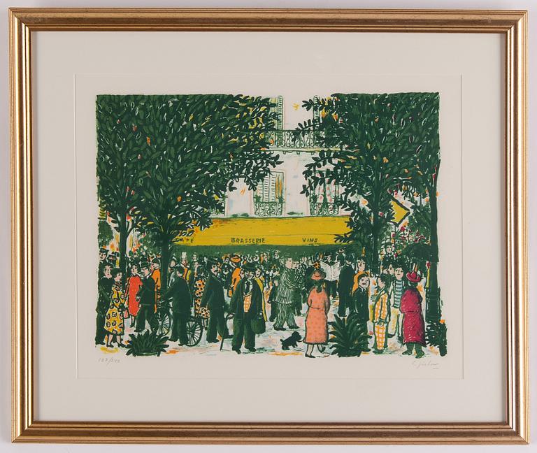 LENNART JIRLOW, färglitografi, 1985, signerad 127/240.