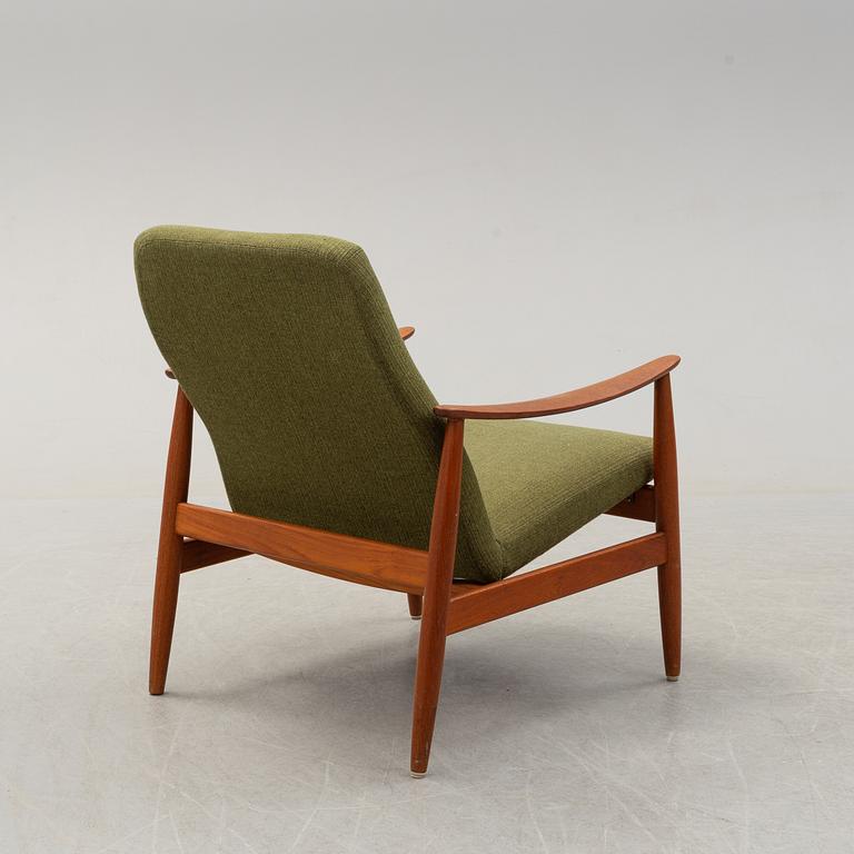 A taek easy chair, 1950's/60's.