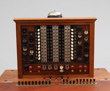 TELEFONVÄXEL MED VÄXELBORD, 1900-talets första hälft.