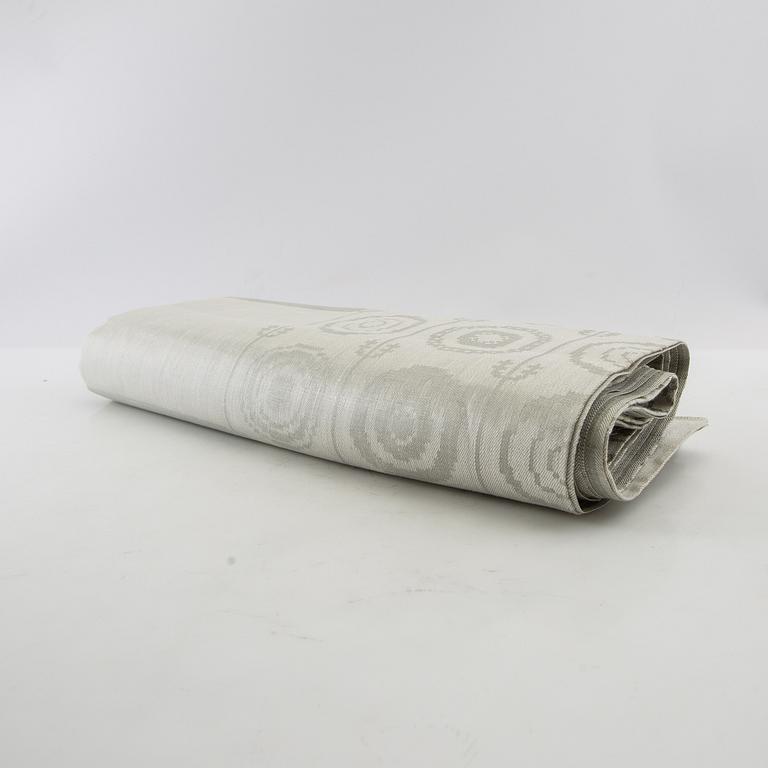 Dora Jung, fabric "Timber" for Tampella Finland damask approximately 230 x 133 cm.
