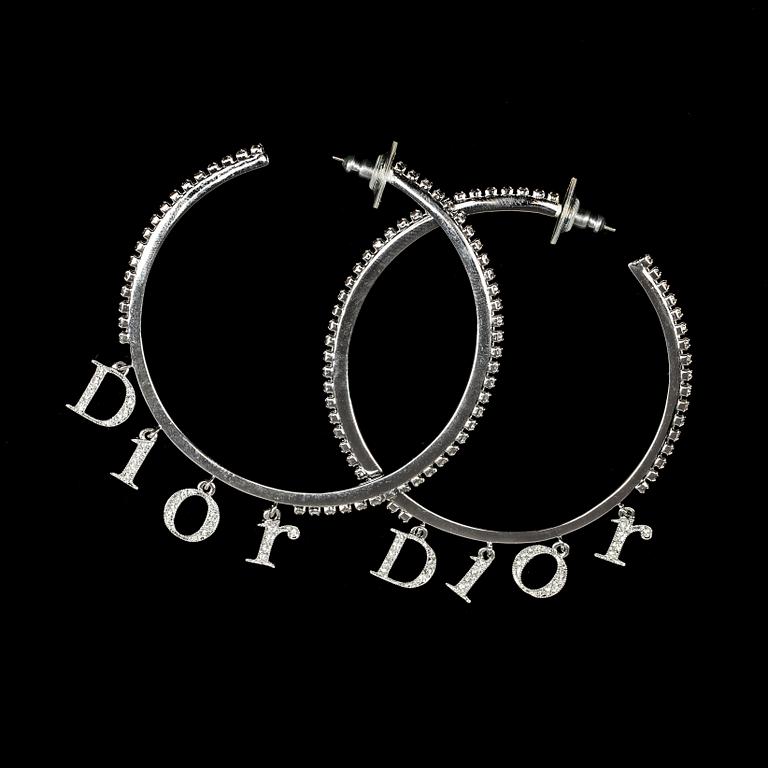 CHRISTIAN DIOR, örhängen.