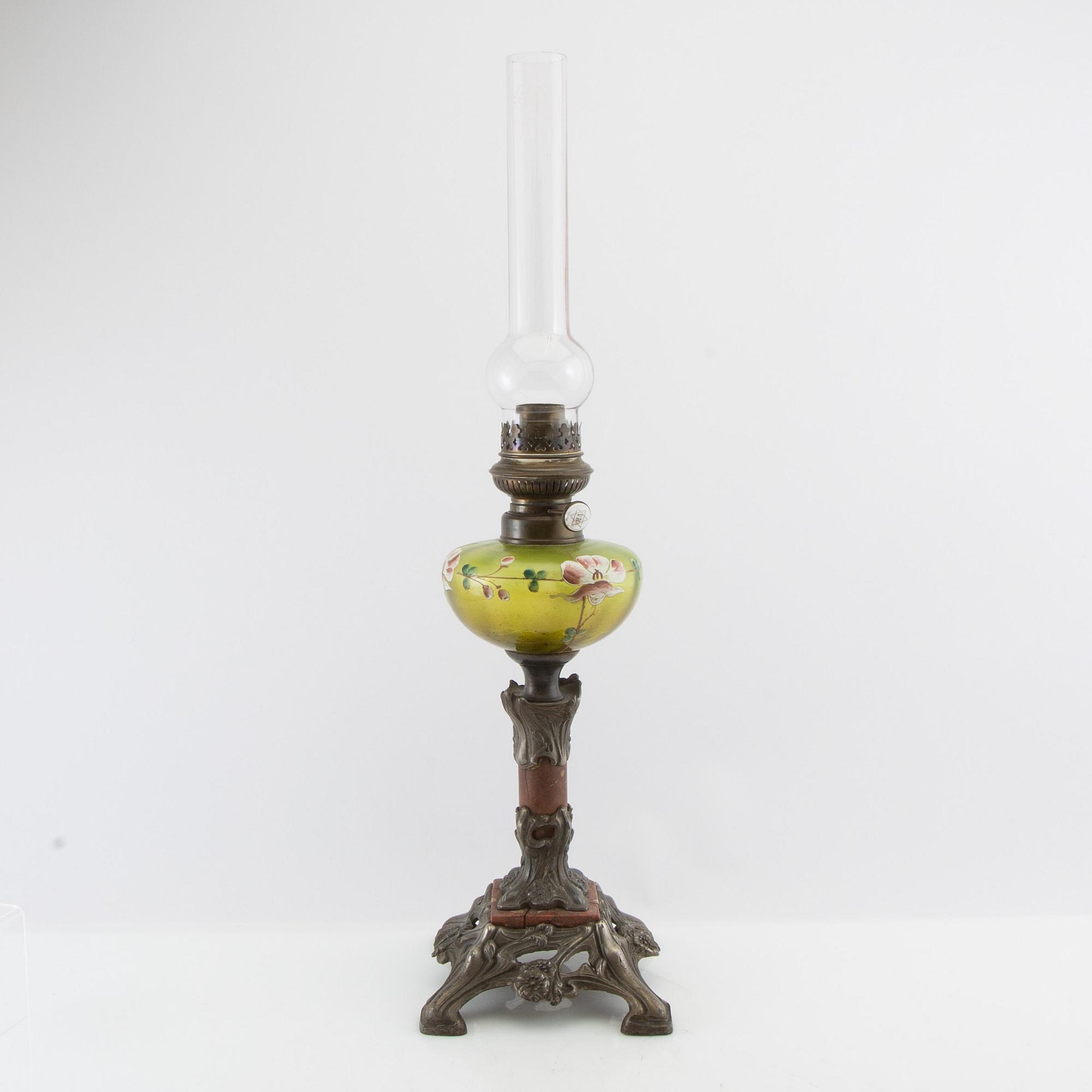 Table foot lamp, Art Nouveau, early 20th century.