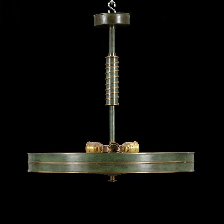 TAKLAMPA, art deco, 1930/40-tal. Höjd ca 53 cm.