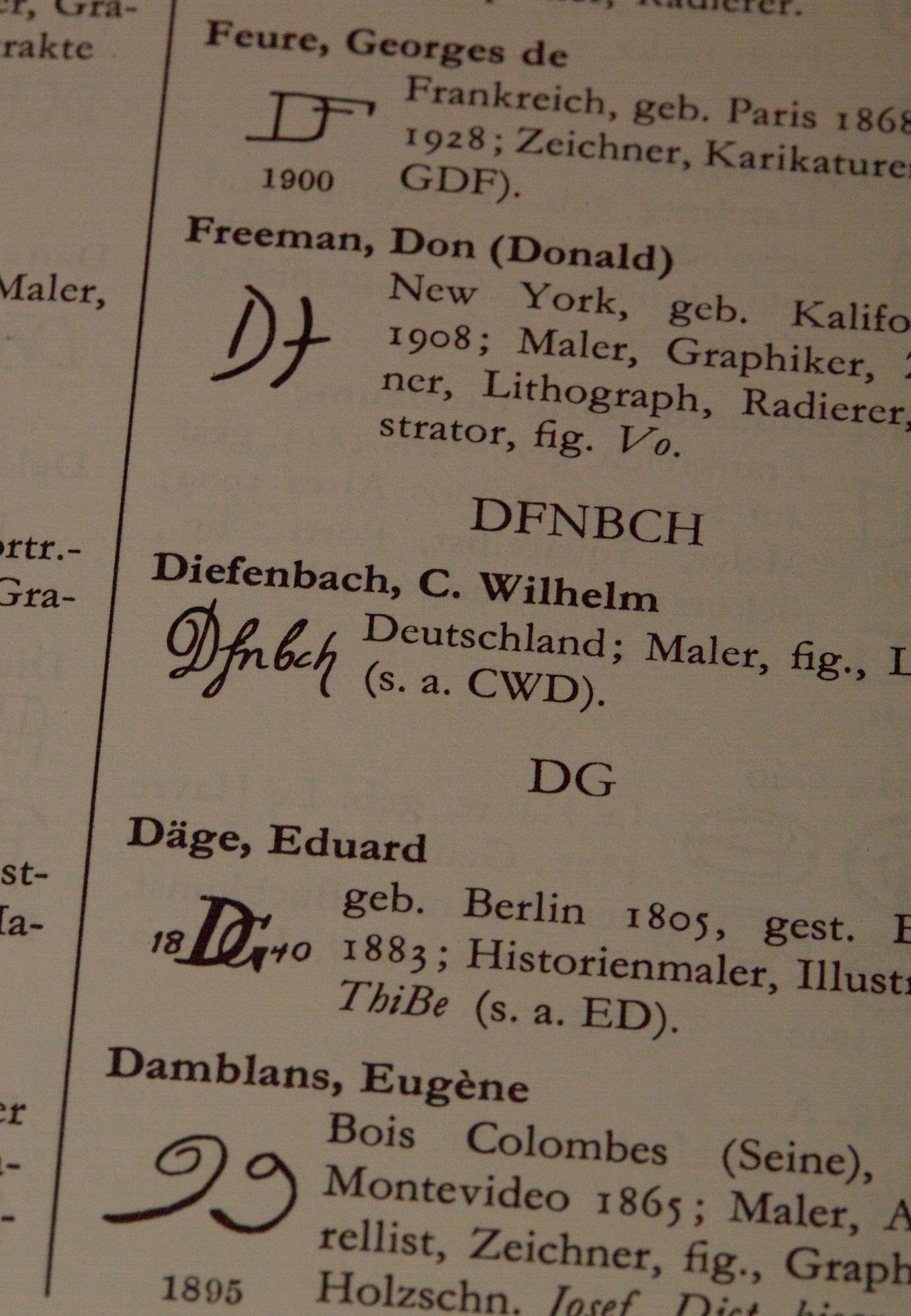 BOK, 3 st. Monogramlexikon.