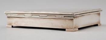 CIGARETTSKRIN, silver, RHE, Stockholm 1959. Total vikt 491 g.