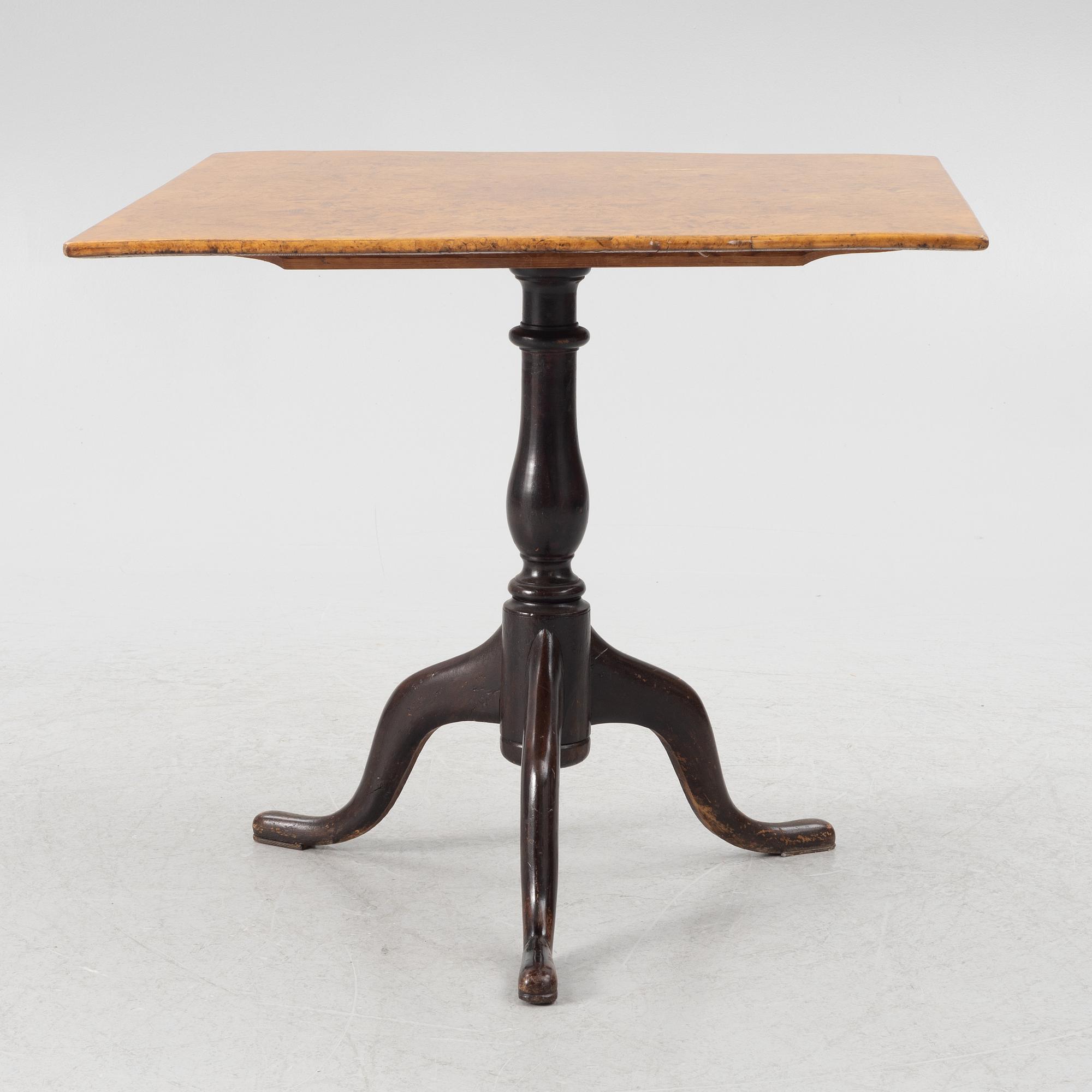 Jacob Sjölin, fällbord, (mästare i Köping och Kungsör 1767-85).