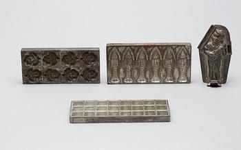 MARSIPAN/CHOKLADFORMAR, 4 st, Anton Reiche, Dresden.