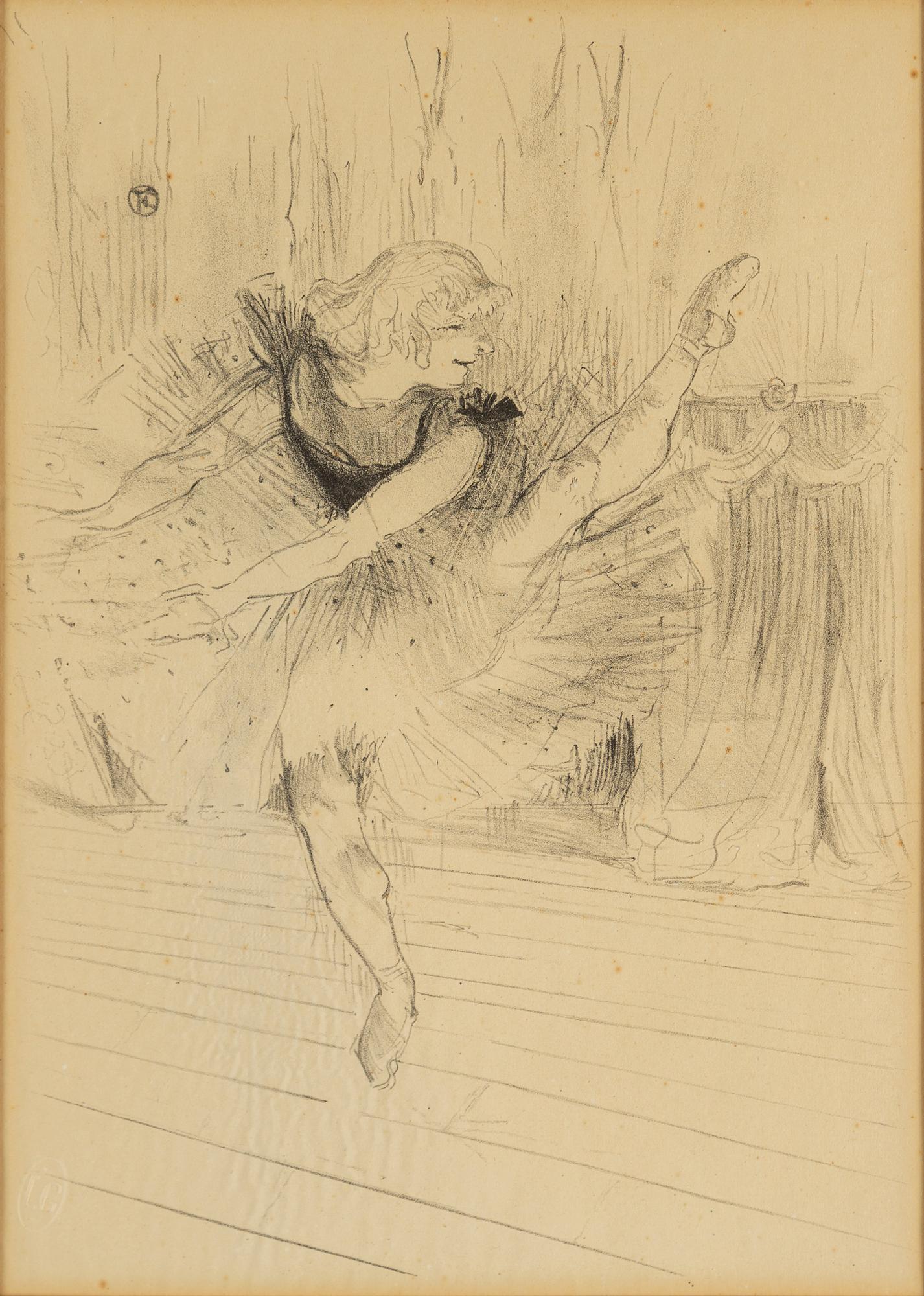 HENRI DE TOULOUSE-LAUTREC, efter, litografi, utgiven av Librairie Grund, 1948-1950, signerad i trycket.