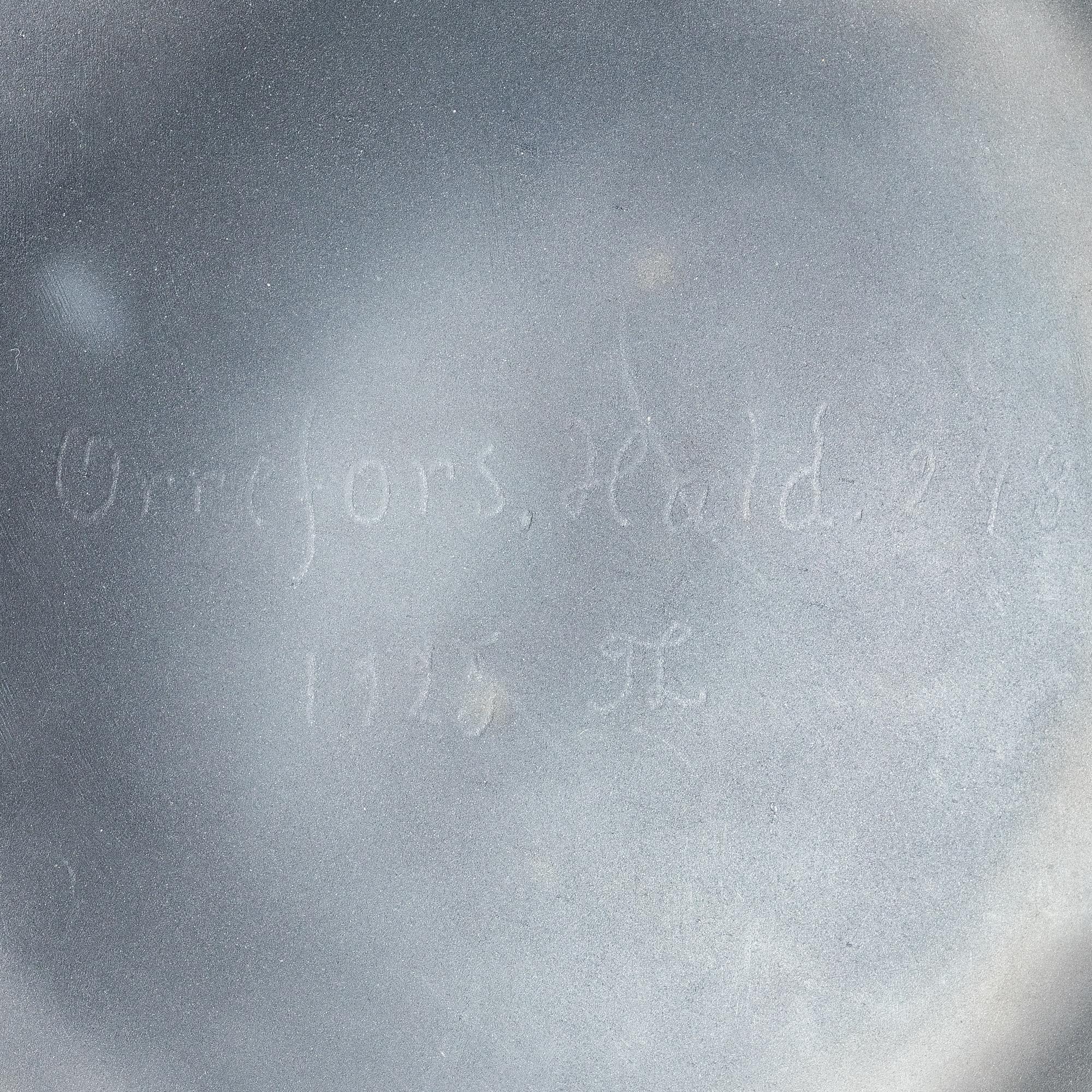 Edward Hald, skål med fat, "Fyrverkeriskålen", Orrefors, 1925.