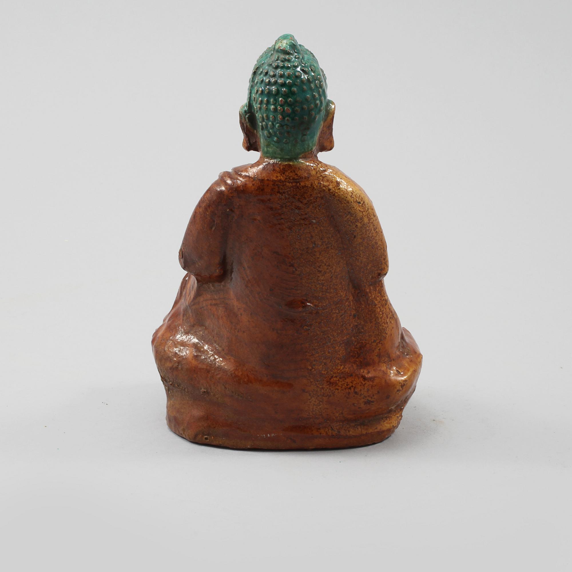 BUDDHA, lergods, Kina 1900-tal.