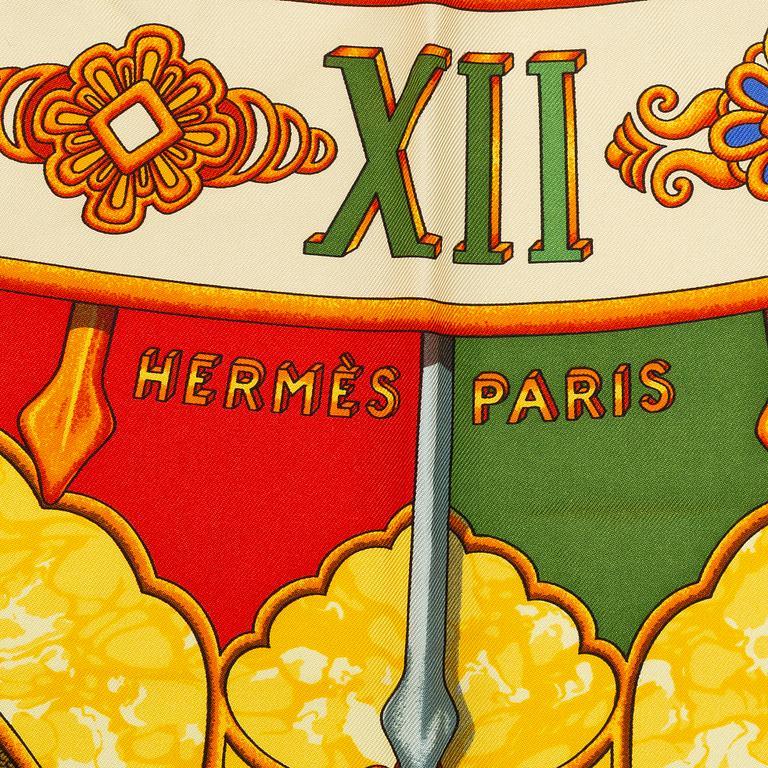 Hermès, scarf, "Carpe Diem".